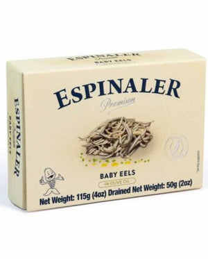 Espinaler Baby Eels in Olive Oil Premium Line