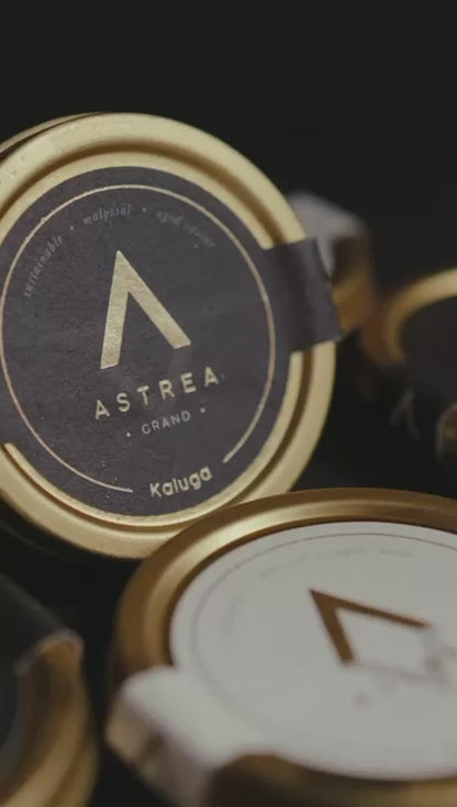 Astrea Caviar Matte Gold Tin Opener