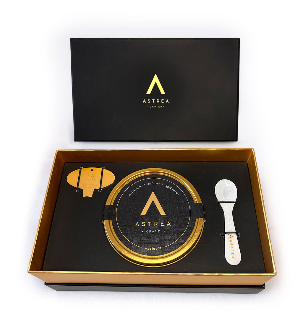 Astrea Caviar Gift Box Set Oscietra 200g